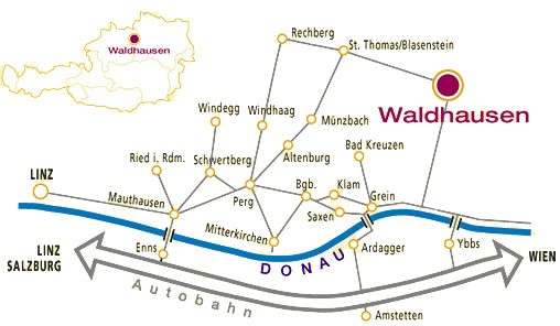 Anfahrt Waldhausen